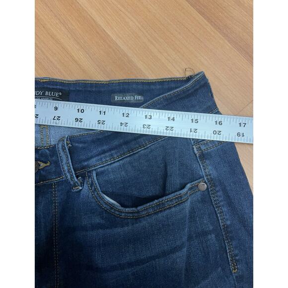 Judy Blue Relaxed Fit Women Size 14W Stretch High Rise Tummy Control Denim Jeans - Picture 6 of 14